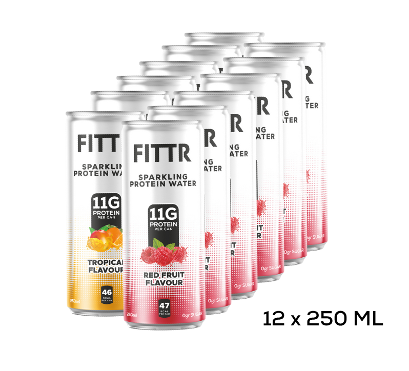 FITTR Mixpack - 6 x Red Fruit & 6x Tropical